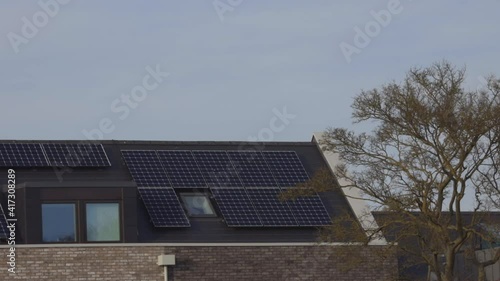 Wallpaper Mural Solar panels on UK residential housing Torontodigital.ca