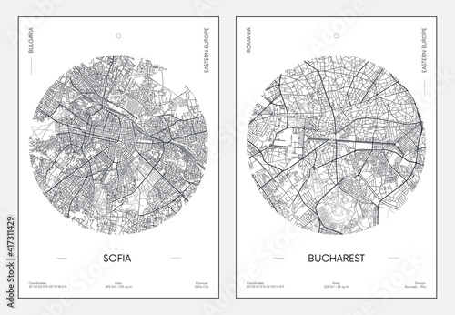 miejski-plan-ulic-miasta-sofia-i-bukareszt