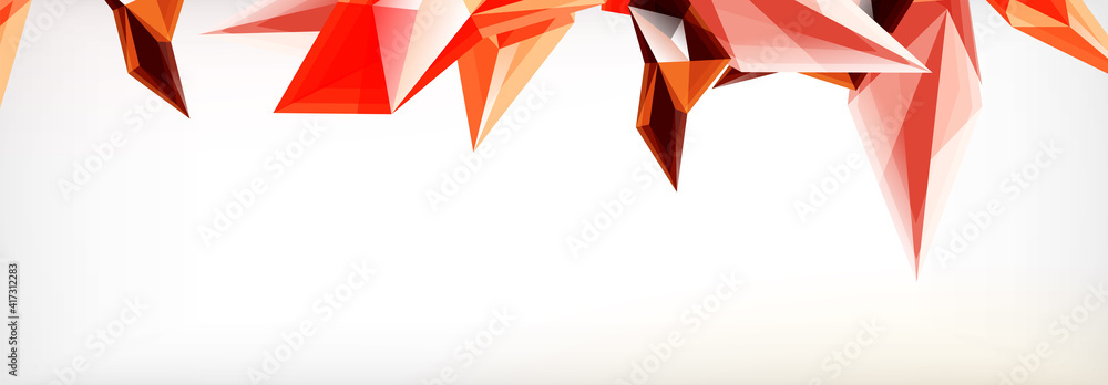 Vector 3d triangles and pyramids abstract background for business or technology presentations, internet posters or web brochure covers Vector 3d triangles and pyramids abstract background for business or technology presentations, internet posters or web brochure covers