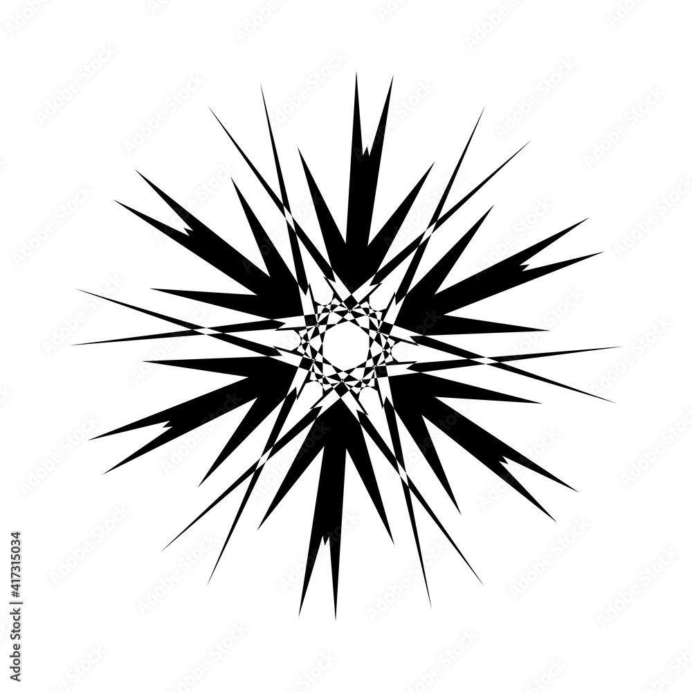 Fototapeta premium Snowflake Icon