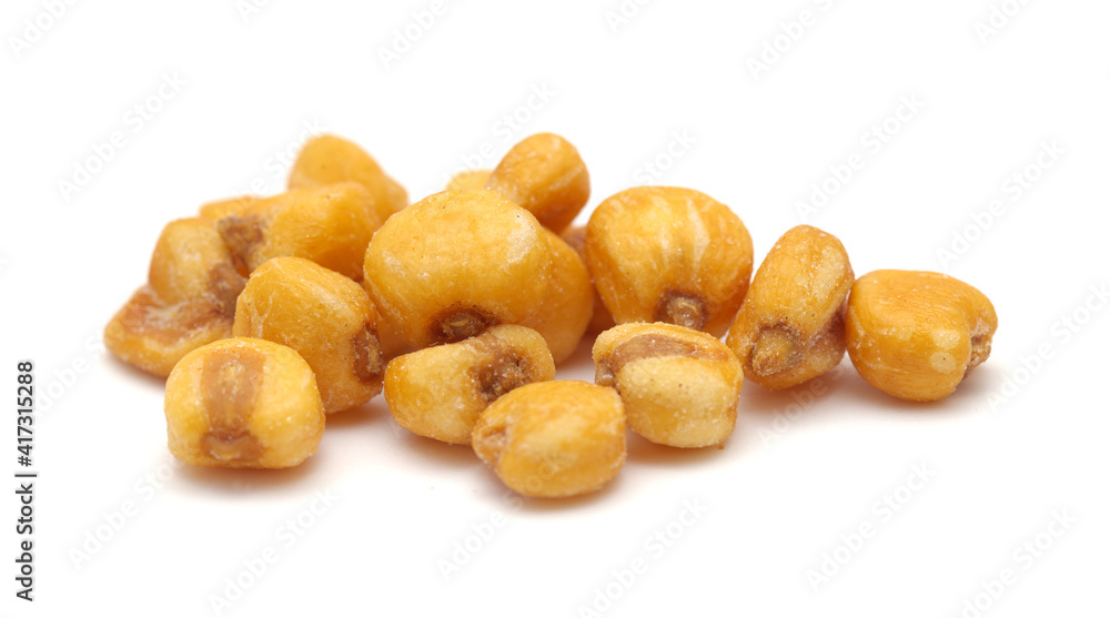 Large yellow salted corn nuts isolated on white background
isolated on black background
Large yellow salted corn nuts isolated on white background
isolated on black background