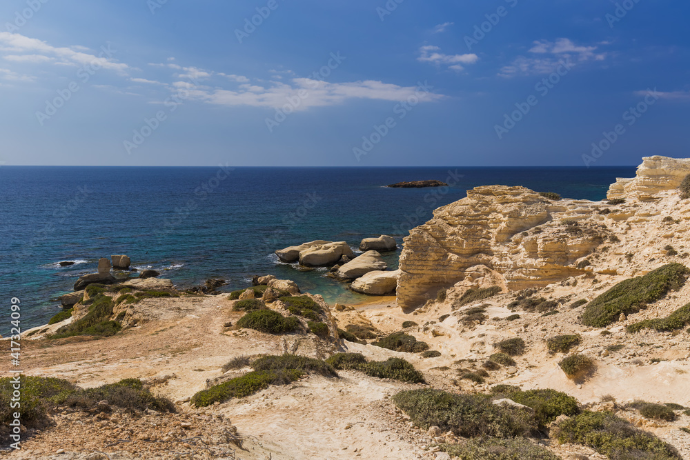 Beach on Cyprus island