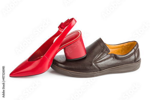 Man and woman shoes