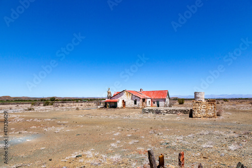 Photography Abandoned house in the Karoo desert.