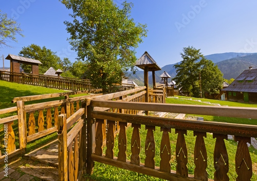 Traditional village Drvengrad Mecavnik - Serbia photo