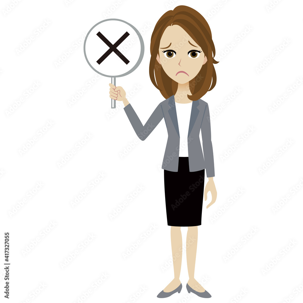 A illustration of a businesswoman A illustration of a businesswoman