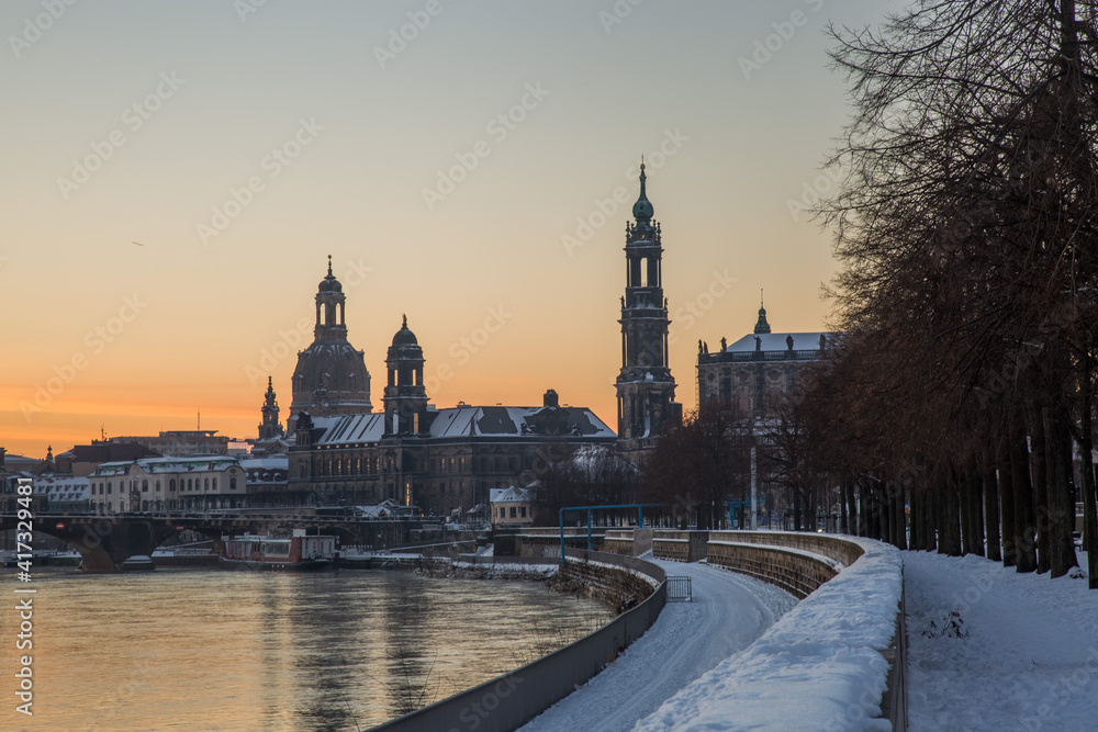Winterstimmung in Dresden