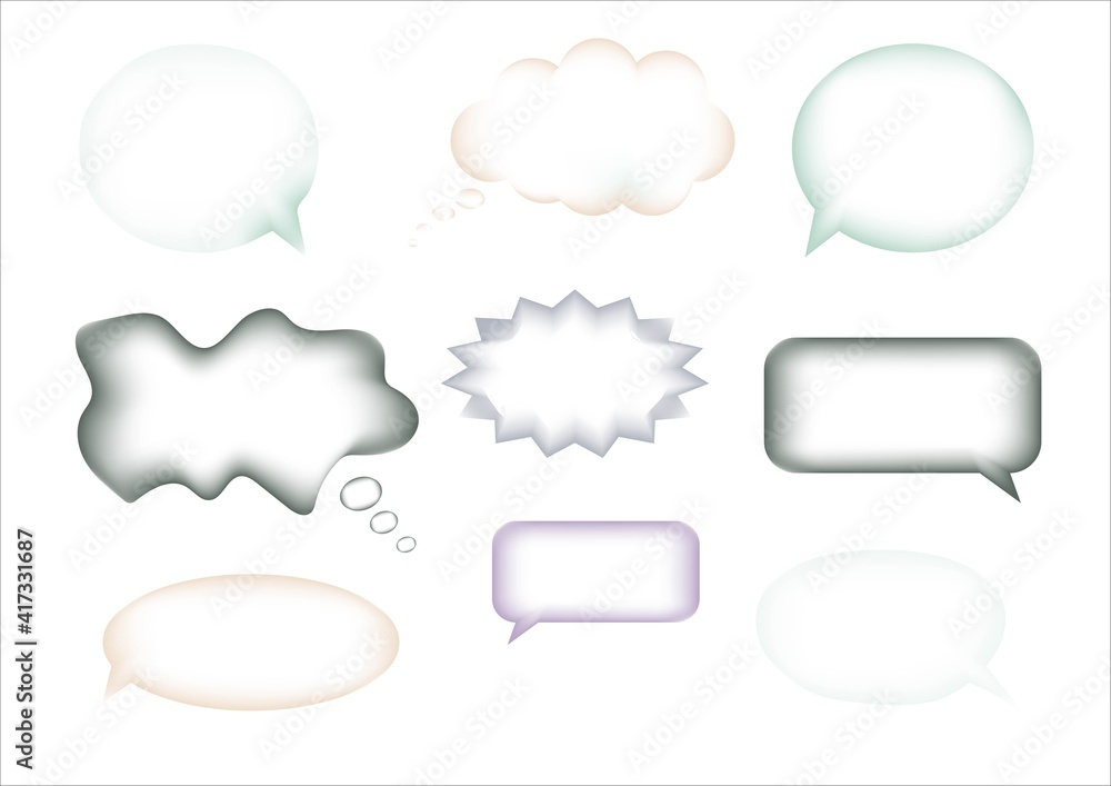 set of colours things clouds set of colours things clouds
