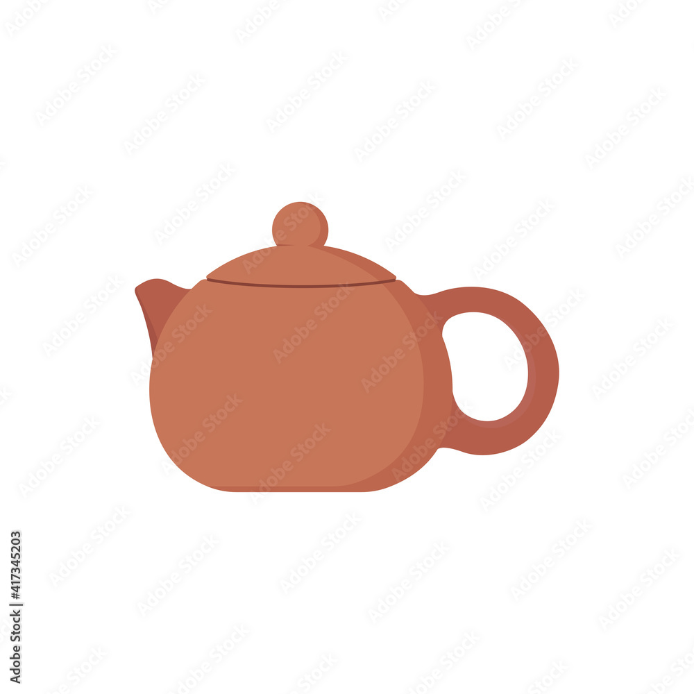 Chinese tea pot vector graphics Chinese tea pot vector graphics