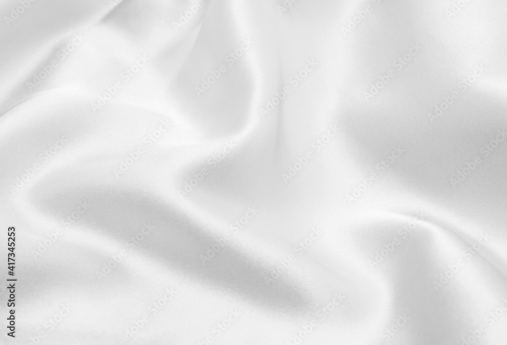 Obraz premium white satin fabric as background
