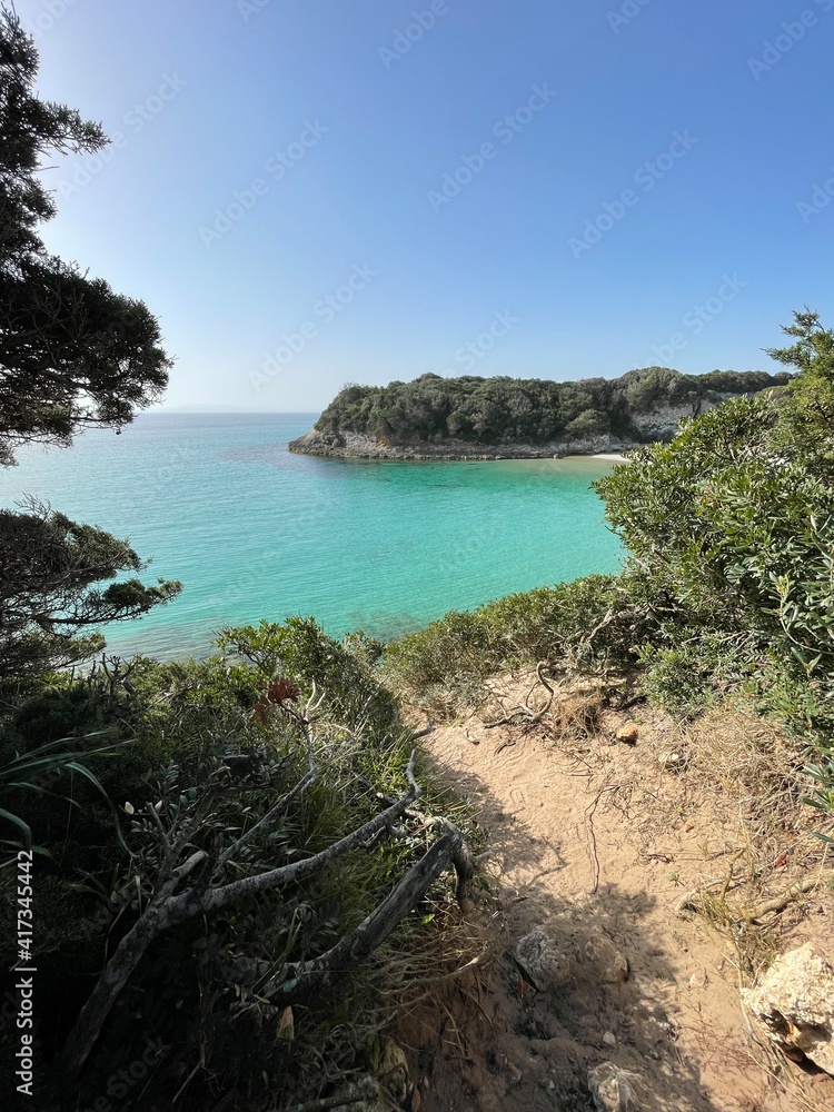 La plage de Petit Sperone, Bonifacio en Corse
