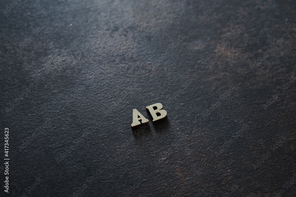 initial name of the letter AB initial name of the letter AB