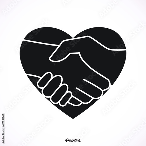 handshake Heart 