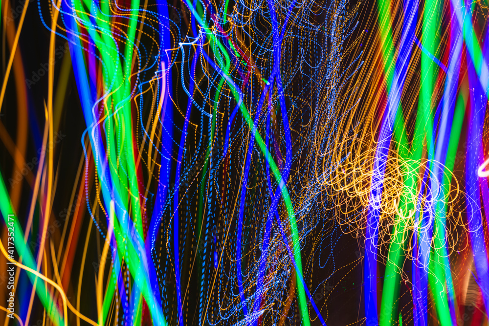 Colorful light lines Stock Photo | Adobe Stock