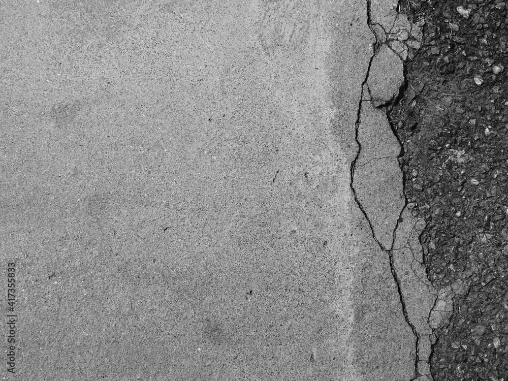 Obraz premium crack concrete floor texture background