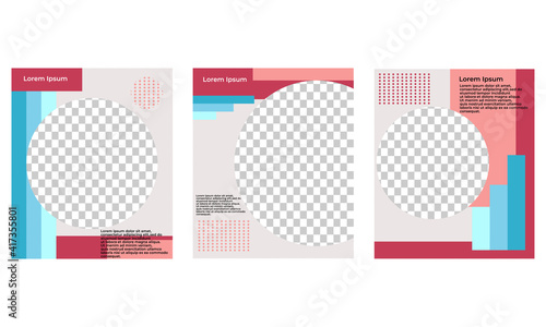 Set of Editable minimal square banner template. Suitable for social media post, web internet ads, elegant sale and discount promo with pastel color. Vector Illustration.