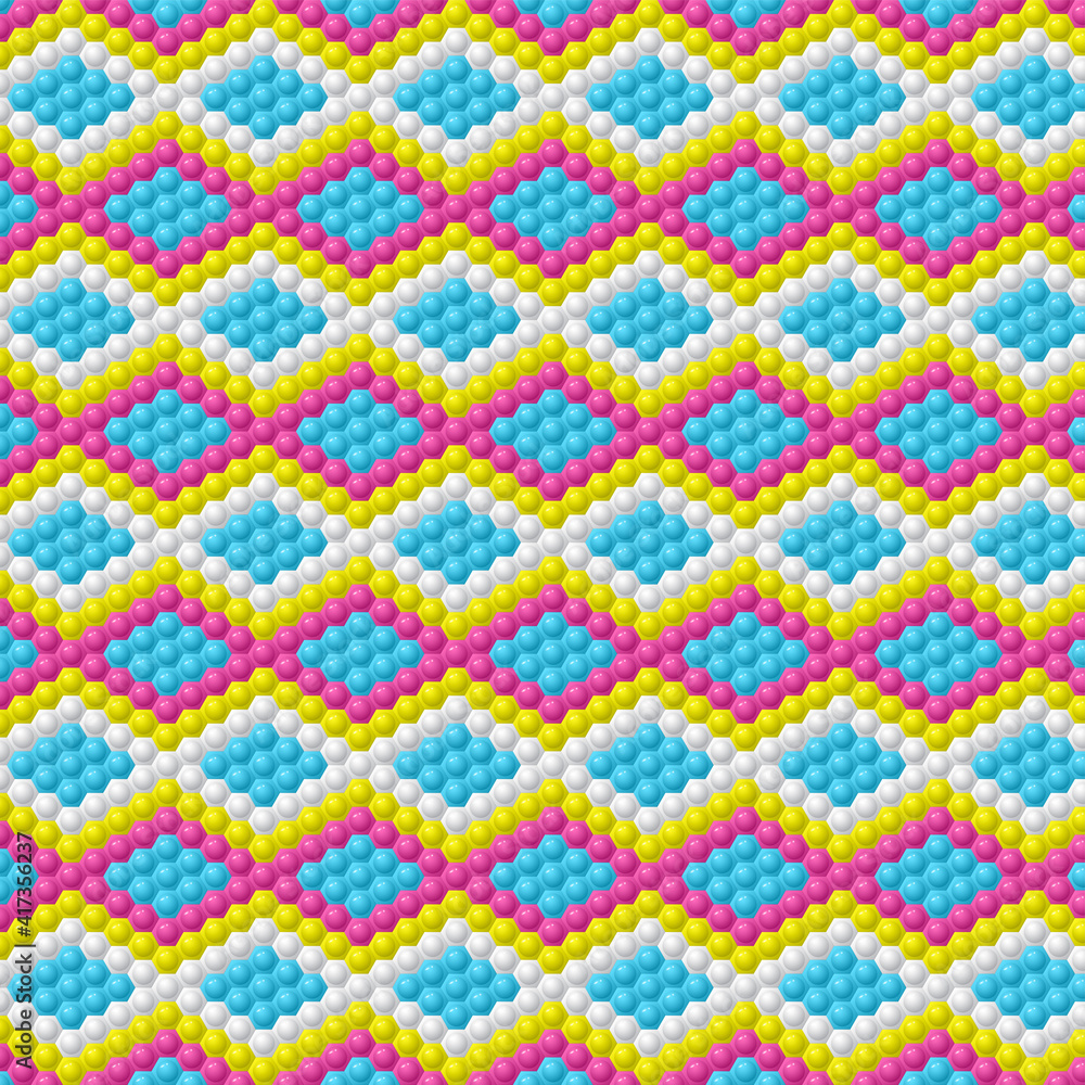 Hexagon colour geometric background