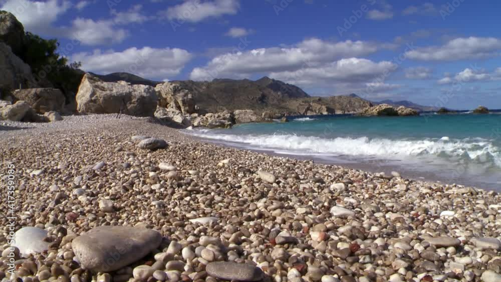 Karpathos Greece the beautiful exotic beach Apella Karpathos Greece the beautiful exotic beach Apella