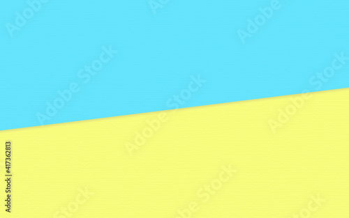 Abstract soft blue and yellow paper texture background with pastel and vintage style.