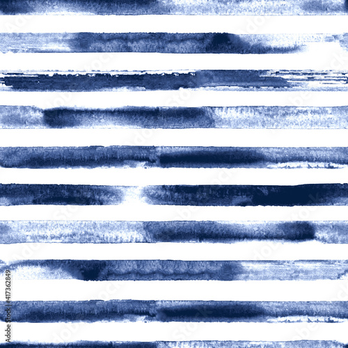 Watercolor stripes on white...