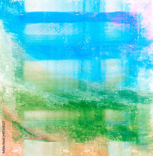 Abstract mixed media colorful watercolor background