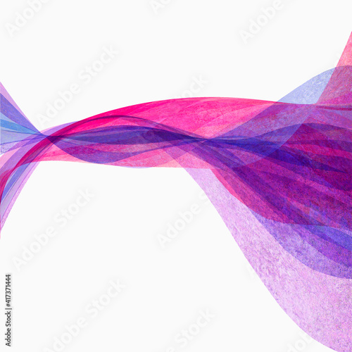 Watercolor transparent wave...