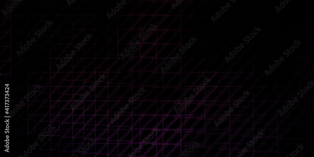 Dark Pink vector pattern with lines.