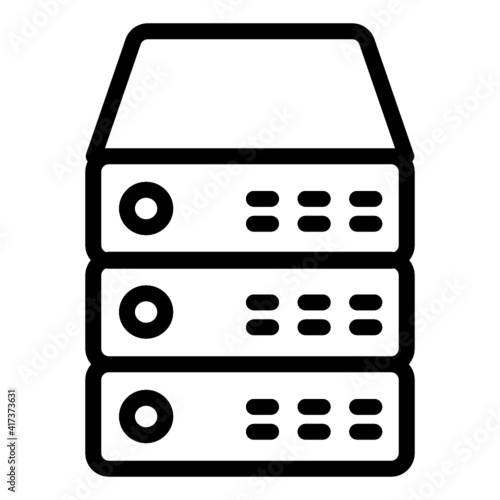 server icon vector illustration