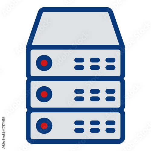 server icon vector illustration