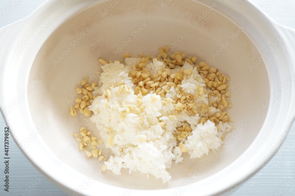 松の実ご飯 松の実ご飯
