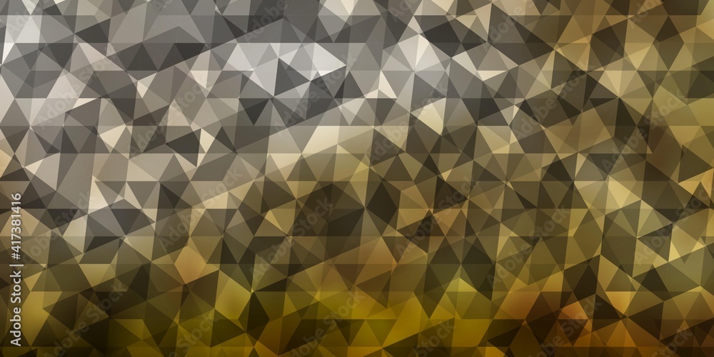 Light Green vector background with triangles. Light Green vector background with triangles.