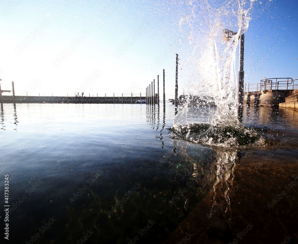 custom made wallpaper toronto digitalWasserspritzen am Bodensee