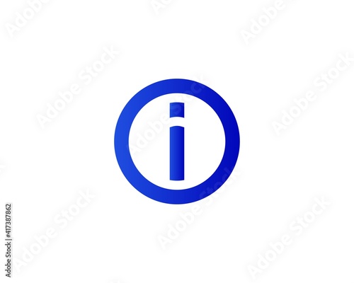 i oi io letter logo design vector template