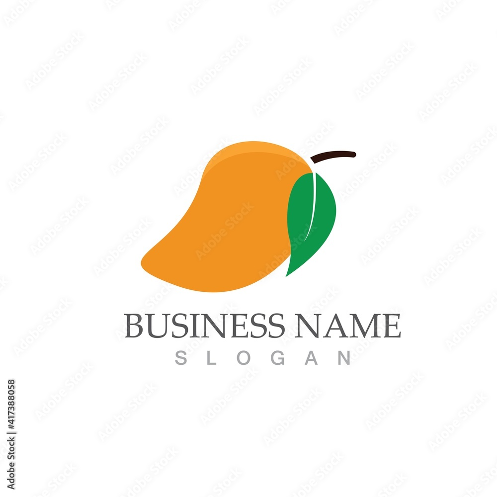 mango fruit vector icon ilustration mango fruit vector icon ilustration