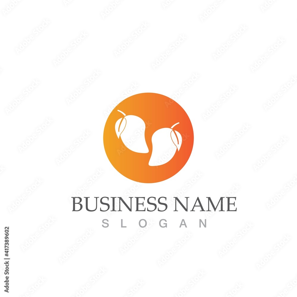 mango fruit vector icon ilustration mango fruit vector icon ilustration