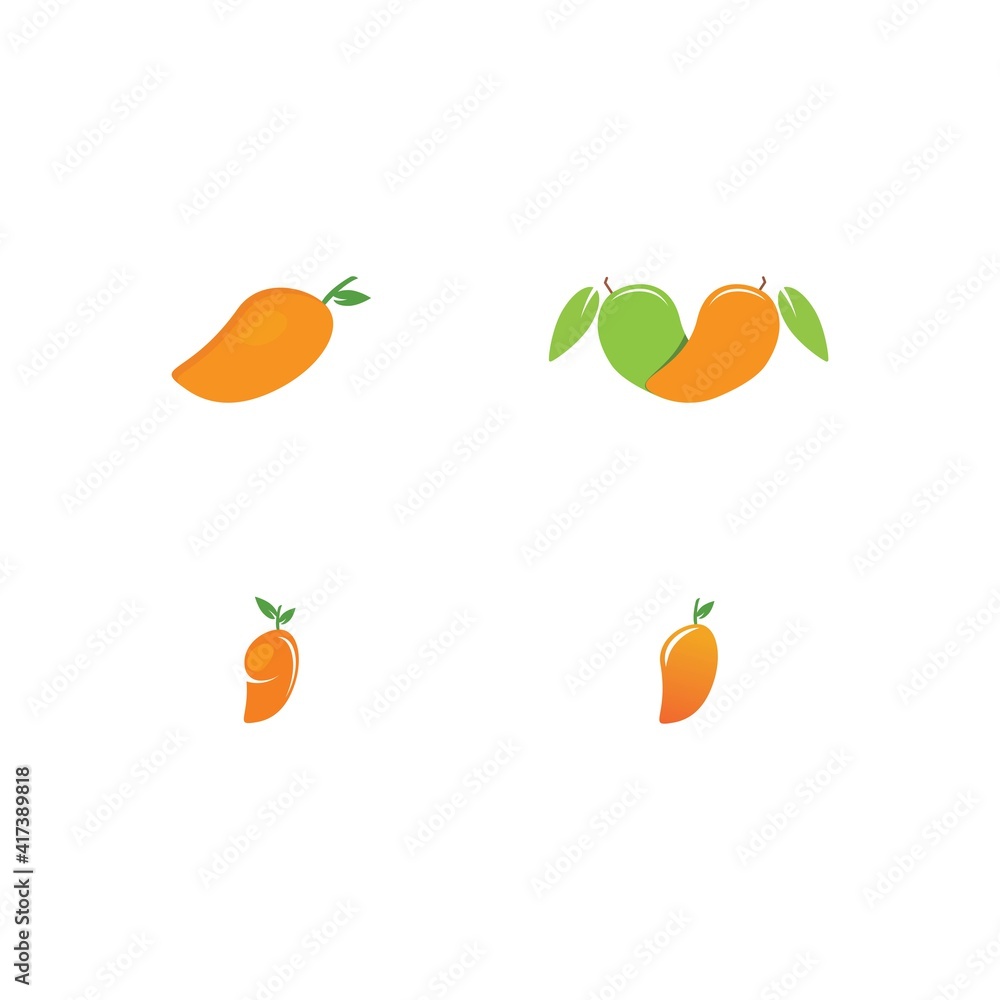 mango fruit vector icon ilustration mango fruit vector icon ilustration