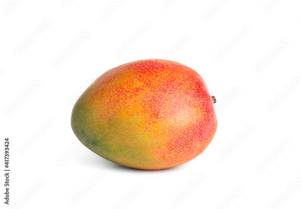 Delicious ripe juicy mango isolated on white Delicious ripe juicy mango isolated on white