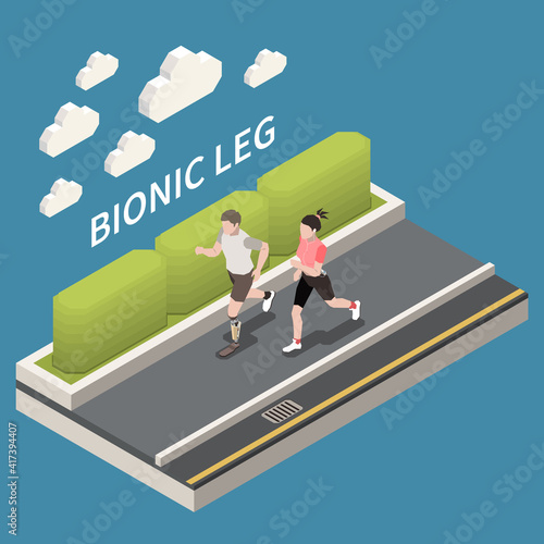 Bionic Leg Jogging Composition