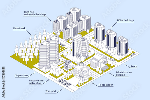 Modern City Infographics