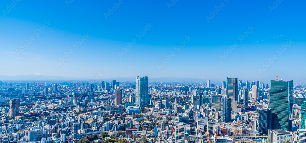 東京の風景　渋谷・六本木方面　~Skyscrapers in the megacity of Tokyo~