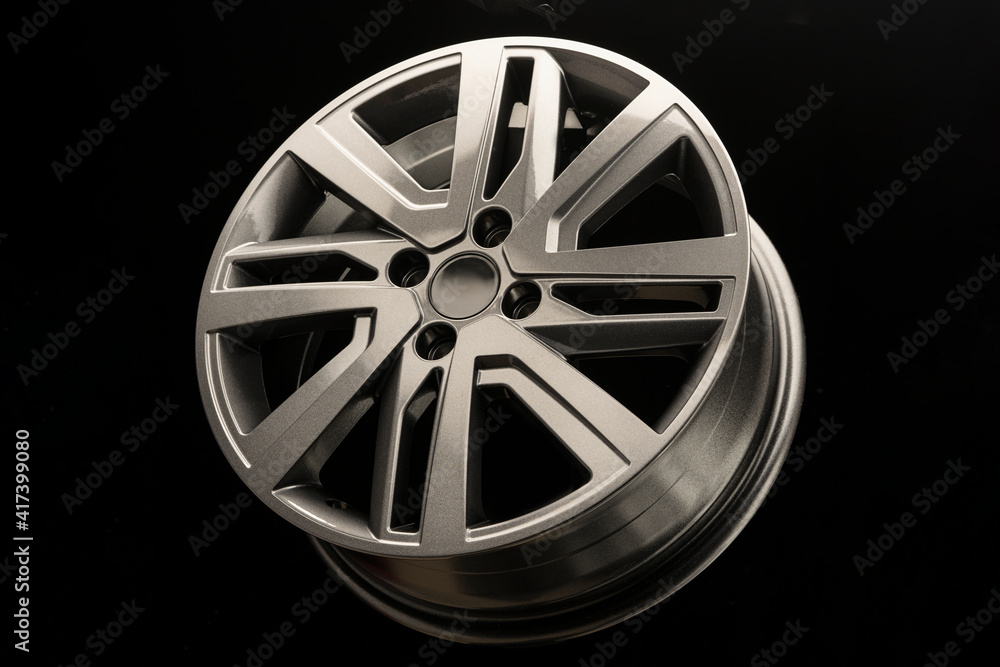 fashionable modern alloy wheel for car, gray color