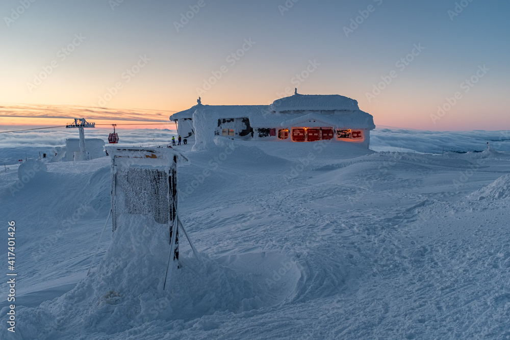 Ski Lift Building Ski Lift Building
