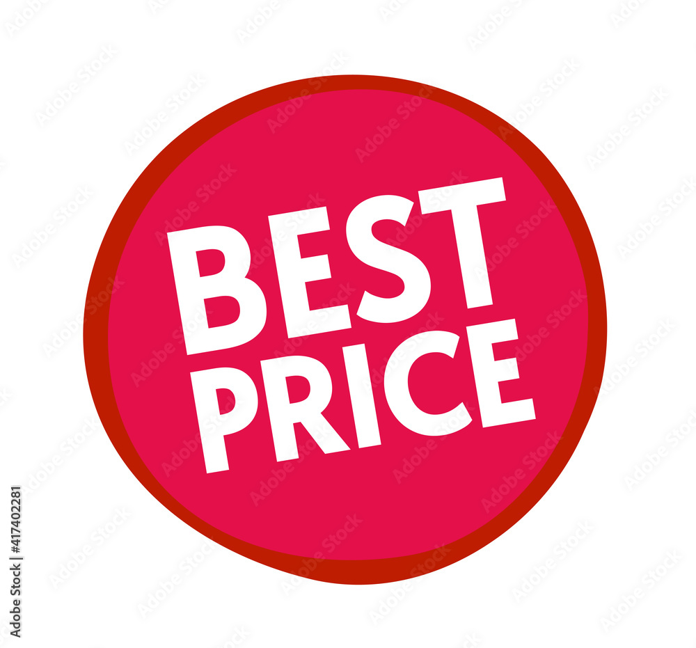 Best price label badge icon vector, concept sale marketing special offer sticker sign, red isolated product tag clipart Best price label badge icon vector, concept sale marketing special offer sticker sign, red isolated product tag clipart