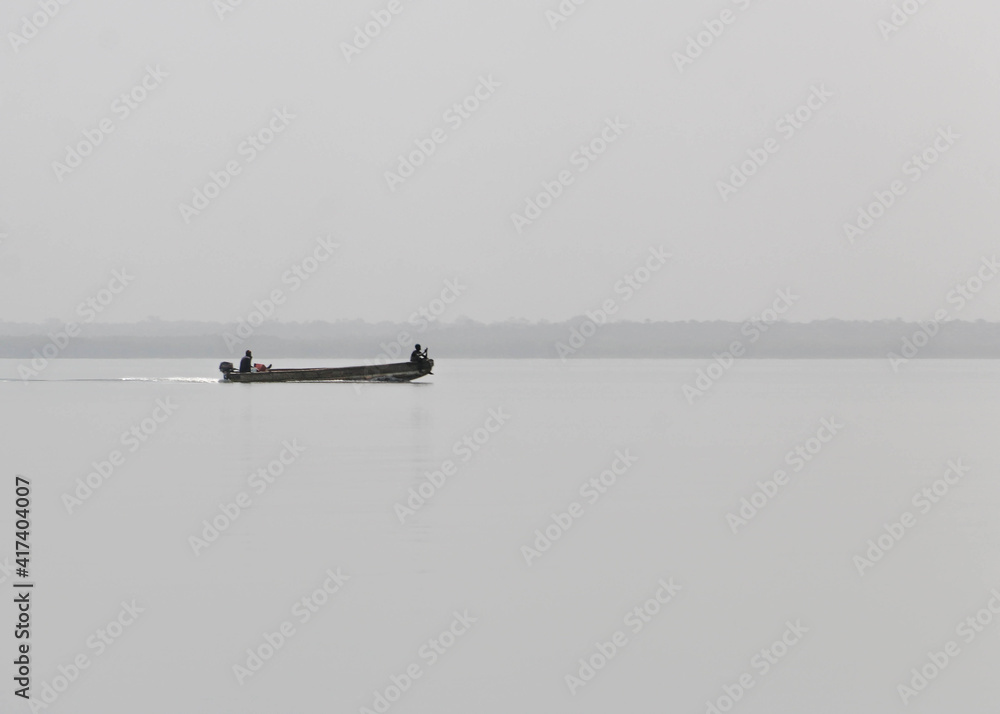 Naklejka premium L'île James en Gambie