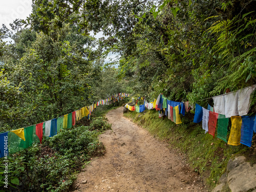 path to the tigers nest in Bhutan