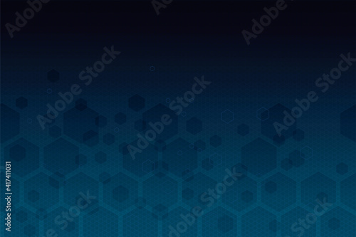 Abstract technology hexagon and carbon effect background