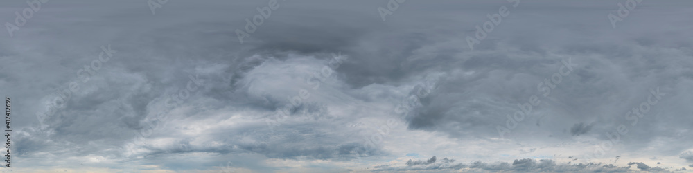 Nahtloses Himmels-Panorama mit aufziehendem Regenwetter,360-Grad-Ansicht mit Stratuswolken zur Verwendung in 3D-Grafiken als Himmelskuppel oder zur Nachbearbeitung von Drohnenaufnahmen
Nahtloses Himmels-Panorama mit aufziehendem Regenwetter,360-Grad-Ansicht mit Stratuswolken zur Verwendung in 3D-Grafiken als Himmelskuppel oder zur Nachbearbeitung von Drohnenaufnahmen