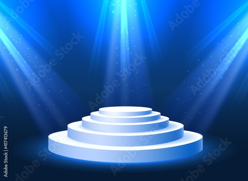 Celebration ceremony stage background