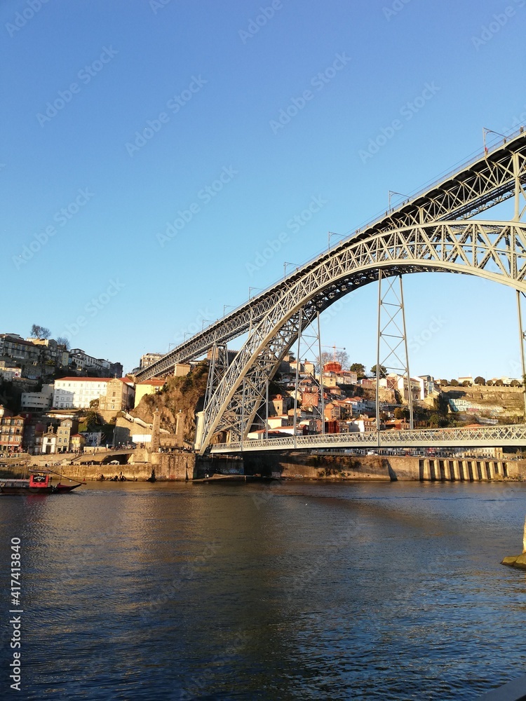 Puente Luis I en Oporto, Portugal