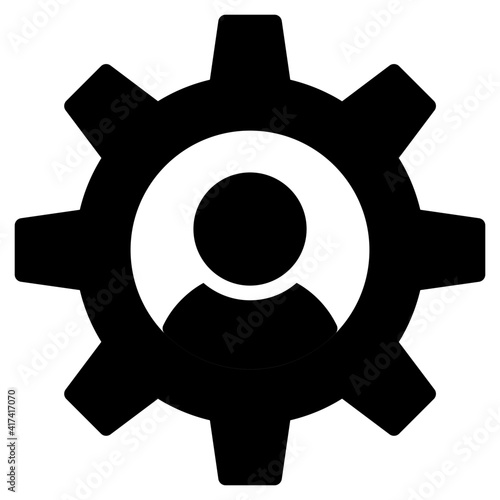 A unique design vector of employee management